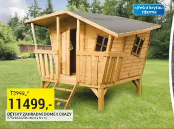 Baumax DĚTSKÝ ZAHRADNÍ DOMEK CRAZY nabídka