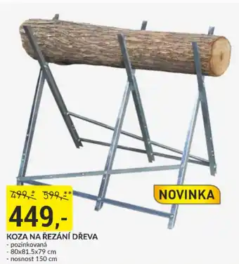 KOZA NA ŘEZÁNÍ DŘEVA