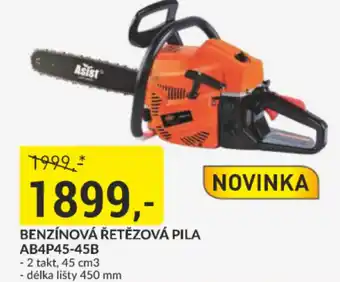 BENZÍNOVÁ ŘETĚZOVÁ PILA AB4P45-45B