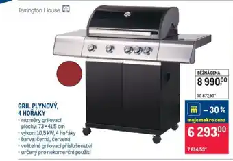 Makro GRIL PLYNOVÝ, 4 HOŘÁKY nabídka