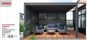 Pergola bioklimatická INTRO PLUS