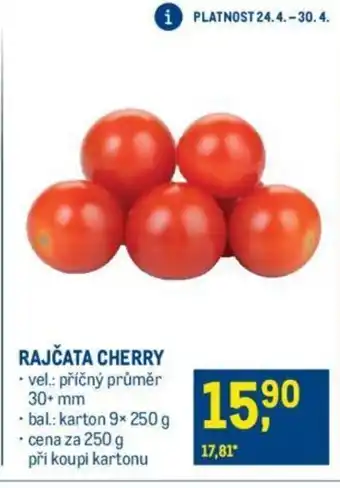 Makro RAJČATA CHERRY nabídka