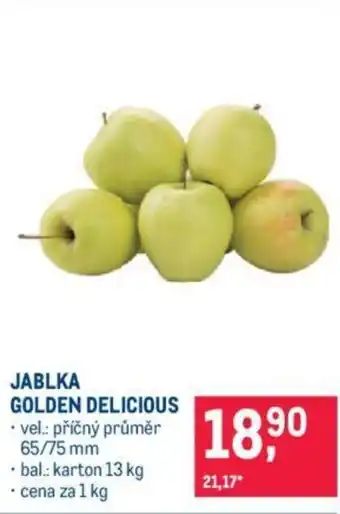 Makro JABLKA GOLDEN DELICIOUS nabídka