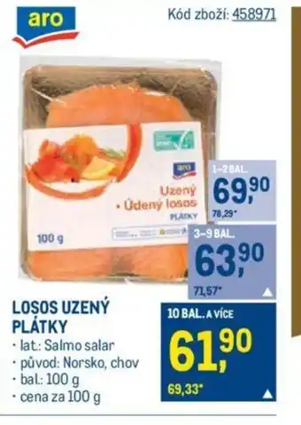 Makro LOSOS UZENÝ PLÁTKY nabídka