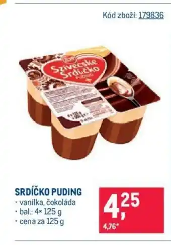 Makro SRDÍČKO PUDING nabídka