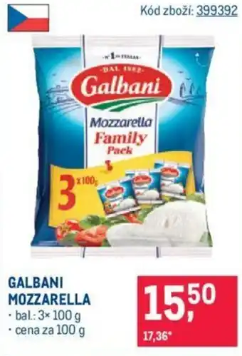 Makro GALBANI MOZZARELLA nabídka