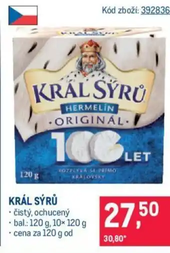 Makro KRÁL SÝRŮ nabídka