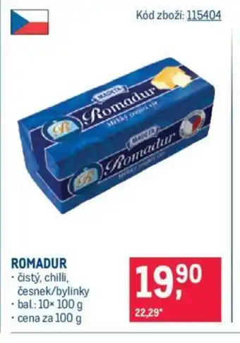 Makro ROMADUR nabídka