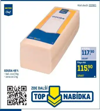 Makro GOUDA 48% nabídka