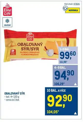 Makro OBALOVANÝ SÝR nabídka