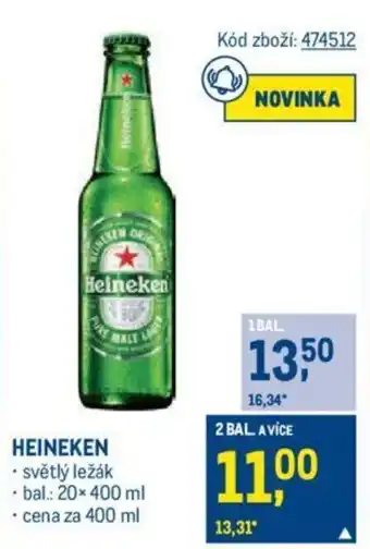 Makro HEINEKEN nabídka