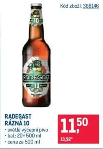 Makro RADEGAST RÁZNÁ 10 nabídka