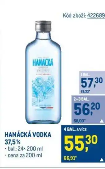 Makro HANÁCKÁ VODKA 37,5% nabídka