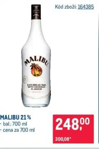Makro MALIBU 21% nabídka