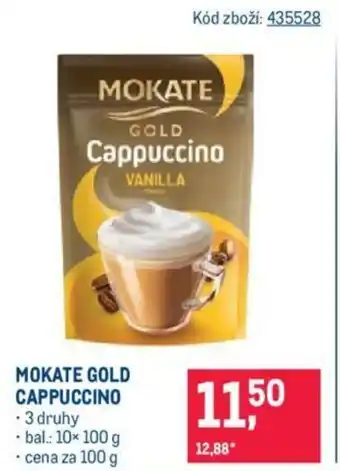 Makro MOKATE GOLD CAPPUCCINO nabídka