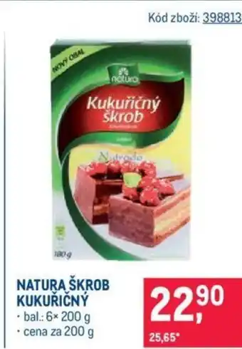 Makro NATURA ŠKROB KUKUŘIČNÝ nabídka