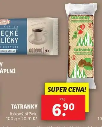 Lidl Tatranky nabídka