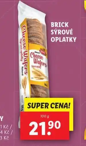 Lidl Brick sýrové oplatky nabídka