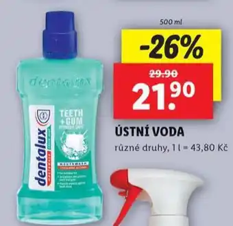 Lidl Ústní voda nabídka