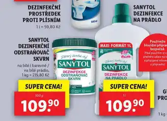 Lidl Sanytol dezinfekce nabídka