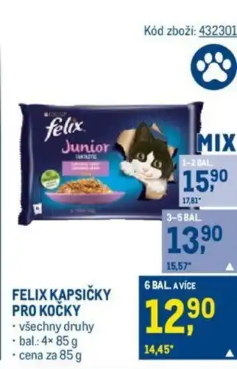 Makro FELIX KAPSIČKY PRO KOČKY nabídka