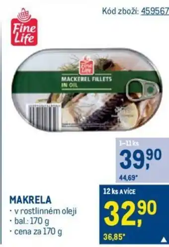 Makro MAKRELA nabídka