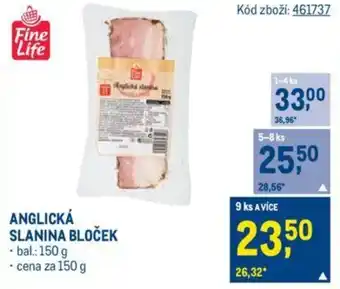 Makro ANGLICKÁ SLANINA BLOČEK nabídka