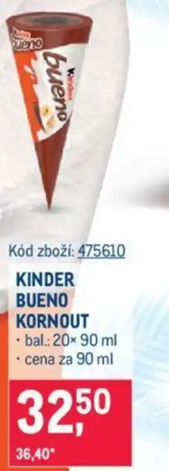 Makro KINDER BUENO KORNOUT nabídka