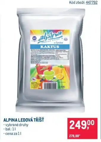 Makro ALPINA LEDOVÁ TŘÍŠŤ nabídka