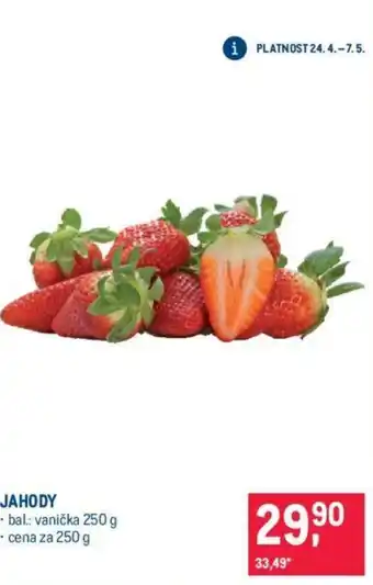 Makro JAHODY nabídka