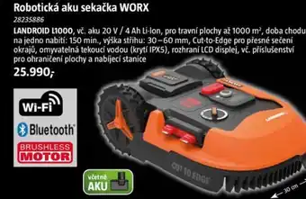 Bauhaus Robotická aku sekačka WORX nabídka