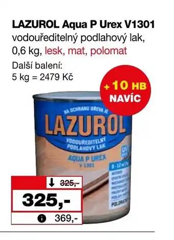 Barvy a laky drogerie LAZUROL Aqua P Urex V1301 nabídka