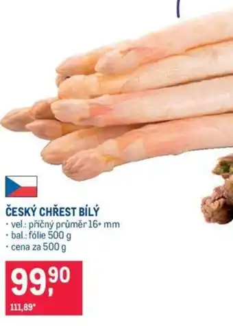 Makro ČESKÝ CHŘEST BÍLÝ nabídka