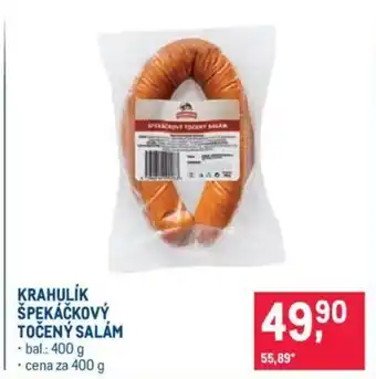 Makro KRAHULIK SPEKÁČKOVÝ TOČENÝ SALÁM nabídka