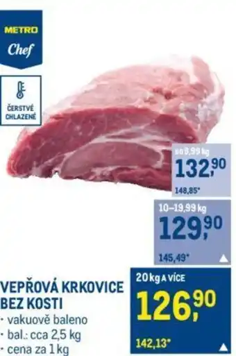 Makro VEPŘOVÁ KRKOVICE BEZ KOSTI nabídka