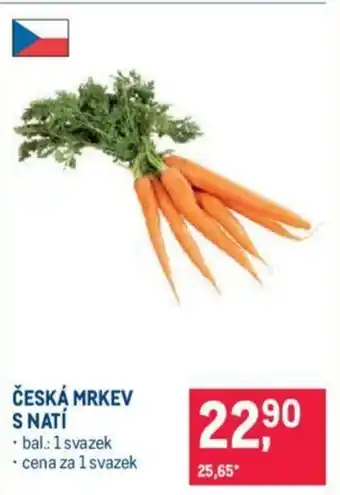 Makro ČESKÁ MRKEV S NATÍ nabídka