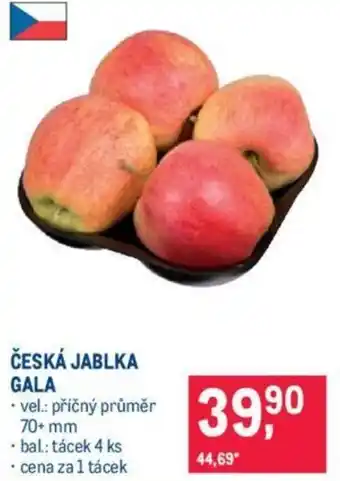 Makro ČESKÁ JABLKA GALA nabídka