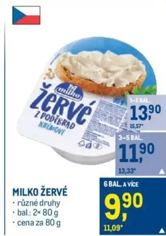 Makro MILKO ŽERVÉ nabídka