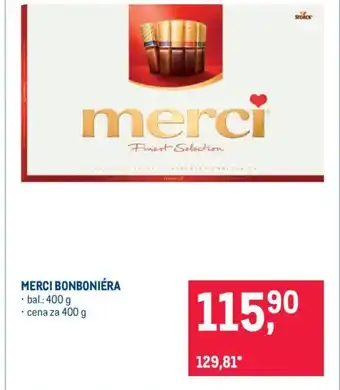 Makro MERCI BONBONIÉRA nabídka