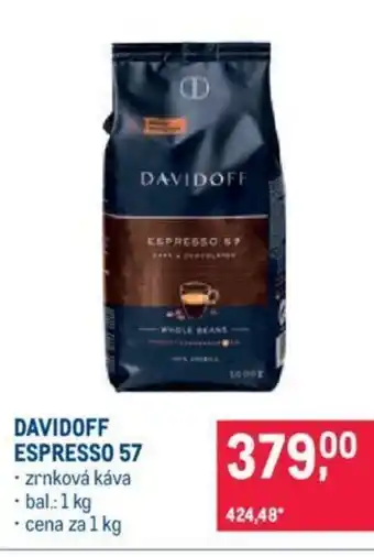 Makro DAVIDOFF ESPRESSO 57 nabídka