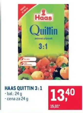 Makro HAAS QUITTIN 3:1 nabídka