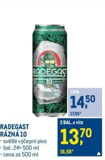 Makro RADEGAST RÁZNÁ 10 nabídka