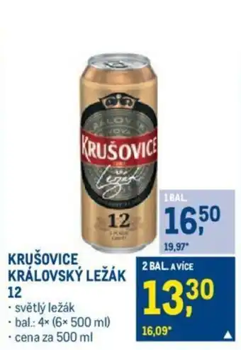 Makro KRUŠOVICE KRÁLOVSKÝ LEŽÁK 12 nabídka