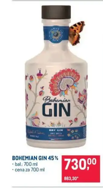 Makro BOHEMIAN GIN 45% nabídka