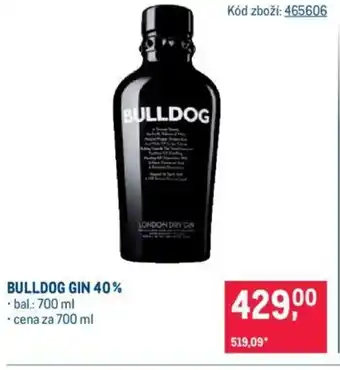 Makro BULLDOG GIN 40% nabídka