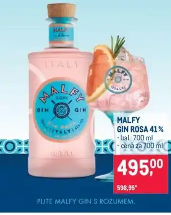 Makro MALFY GIN ROSA 41% nabídka