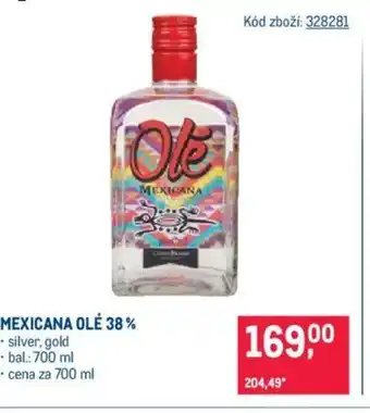 Makro MEXICANA OLÉ 38% nabídka