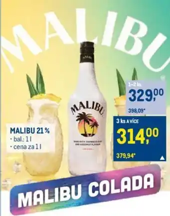 Makro MALIBU 21% nabídka
