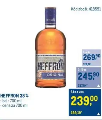 Makro HEFFRON 38% nabídka