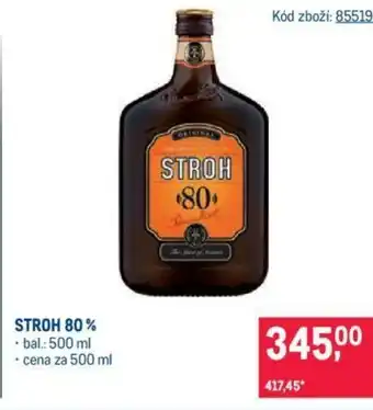 Makro STROH 80% nabídka